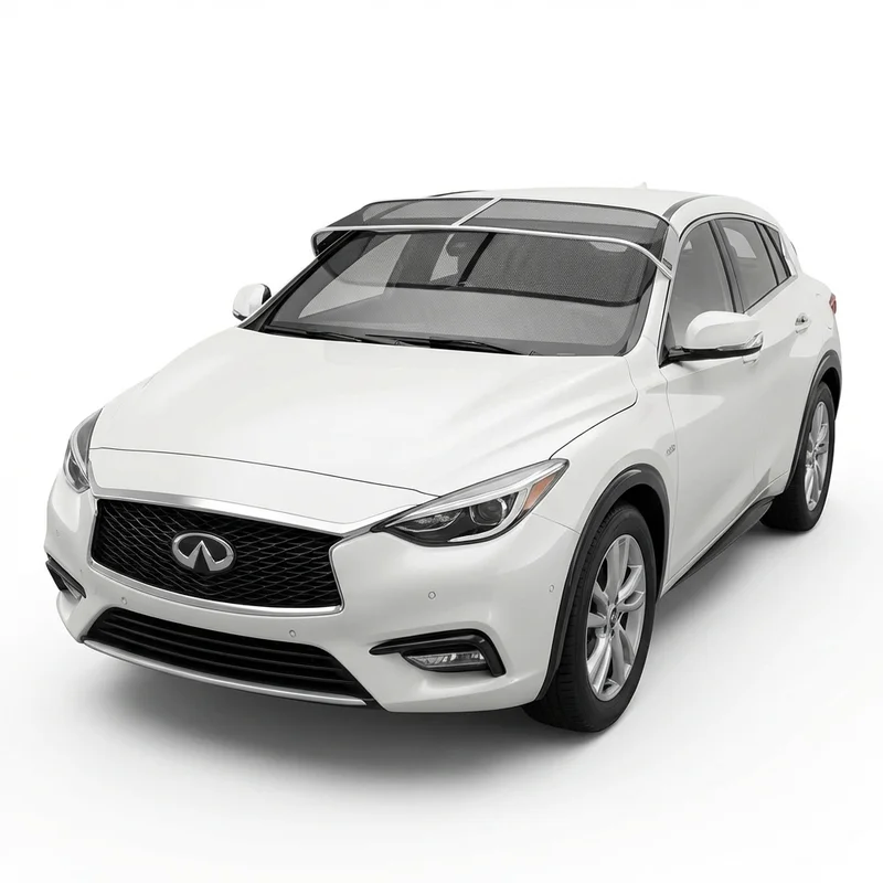 Premium Mesh Windscreen Sunvisor for INFINITI QX30 (2017 - 2019) - 1