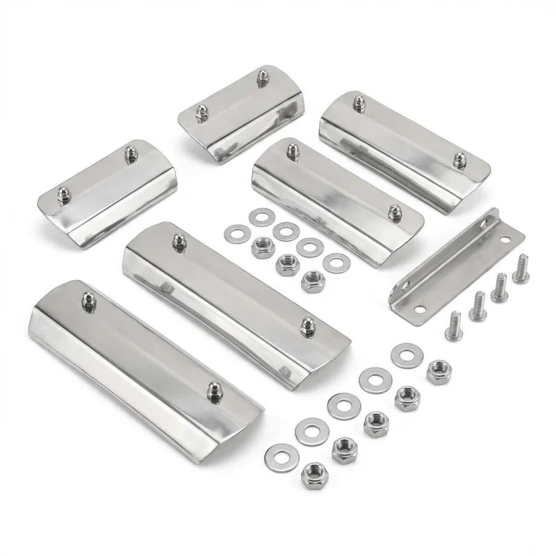 Stainless Steel Mounting Bracket Kit for International 1110 (1971 - 1973) - 1