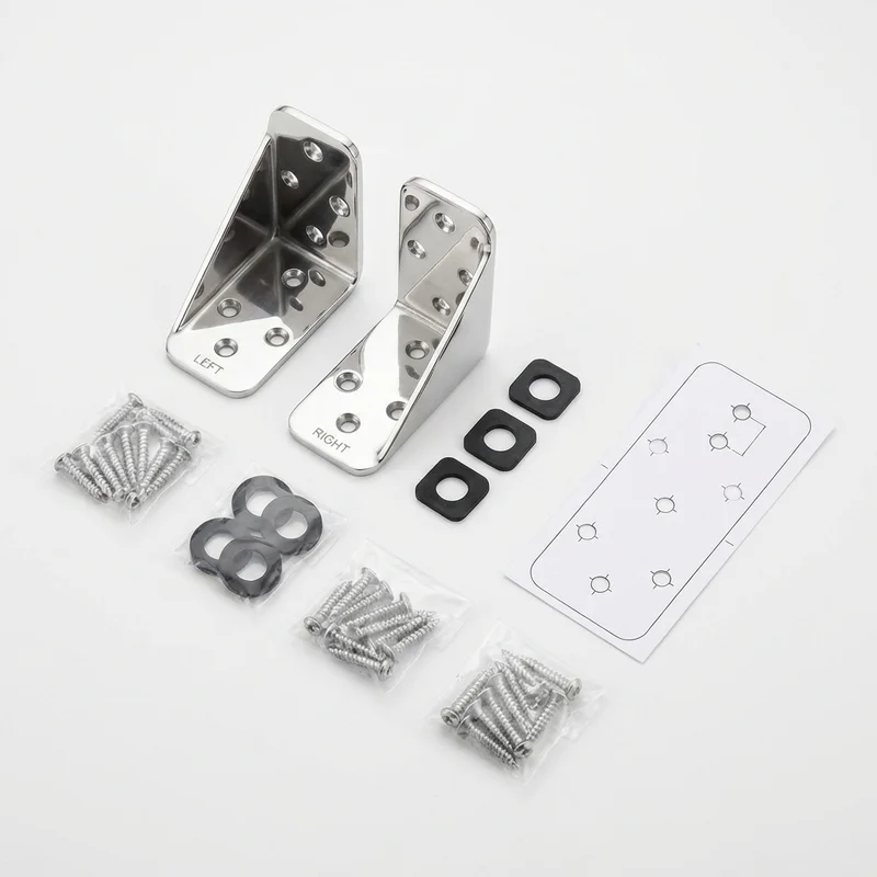 Stainless Steel Mounting Bracket Kit for International 1210 (1971 - 1973) - 1