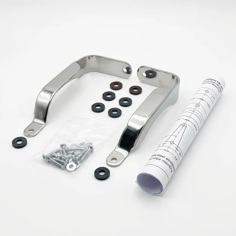 Zestaw wsporników montażowych ze stali nierdzewnej do International 150 (1975 - 1975) - 1