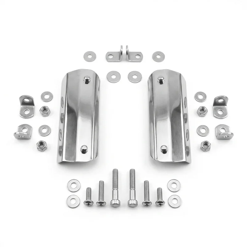 Stainless Steel Mounting Bracket Kit for International 1652UPS (1990 - 1991) - 1