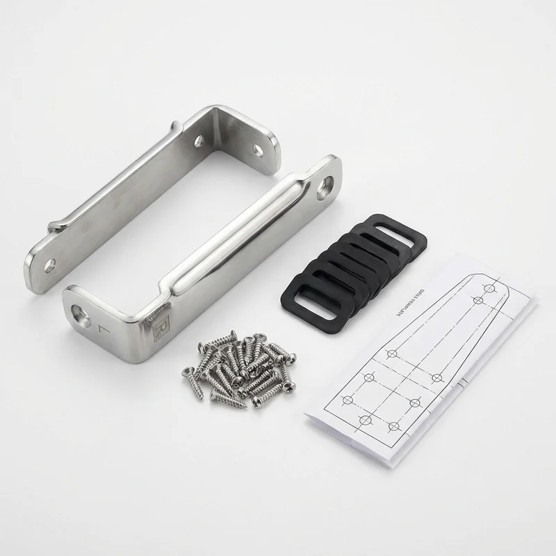 Zestaw wsporników montażowych ze stali nierdzewnej do International 1754 (1989 - 1989) - 1