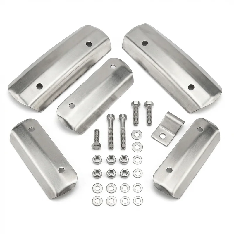 Stainless Steel Mounting Bracket Kit for International 4200LP (2003 - 2008) - 1