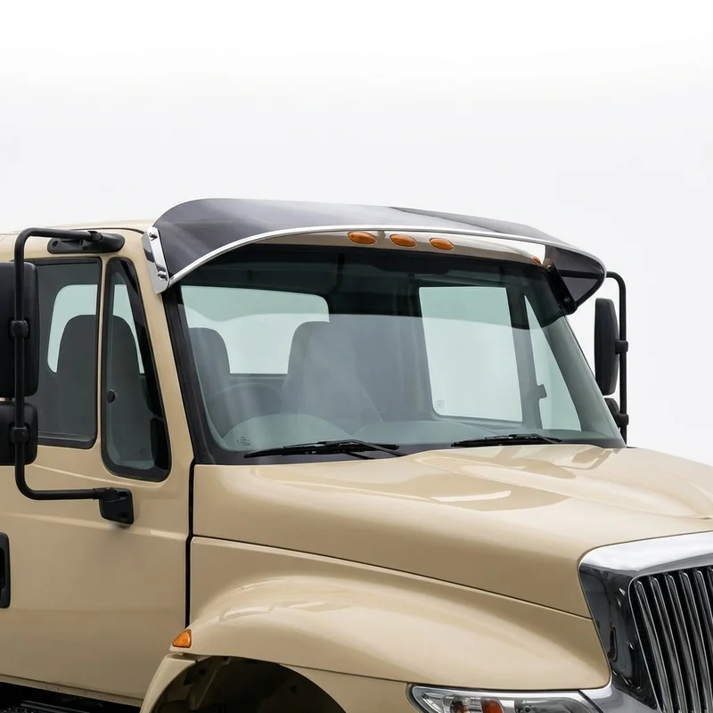 Tinted Acrylic Windscreen Sunvisor for International 4200LP (2003 - 2008) - 1