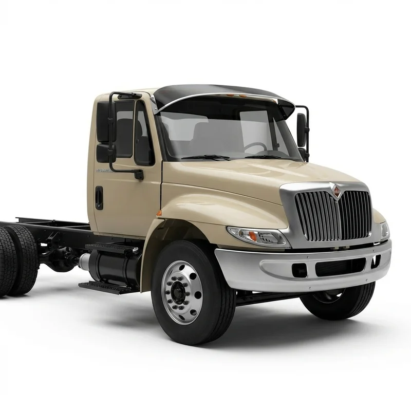 Tinted Acrylic Windscreen Sunvisor for International 4400 (2002 - 2020) - 1