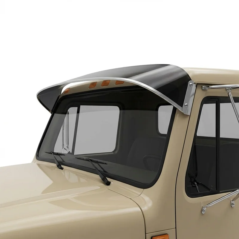 Tinted Acrylic Windscreen Sunvisor for International 4600 (1990 - 1995) - 1