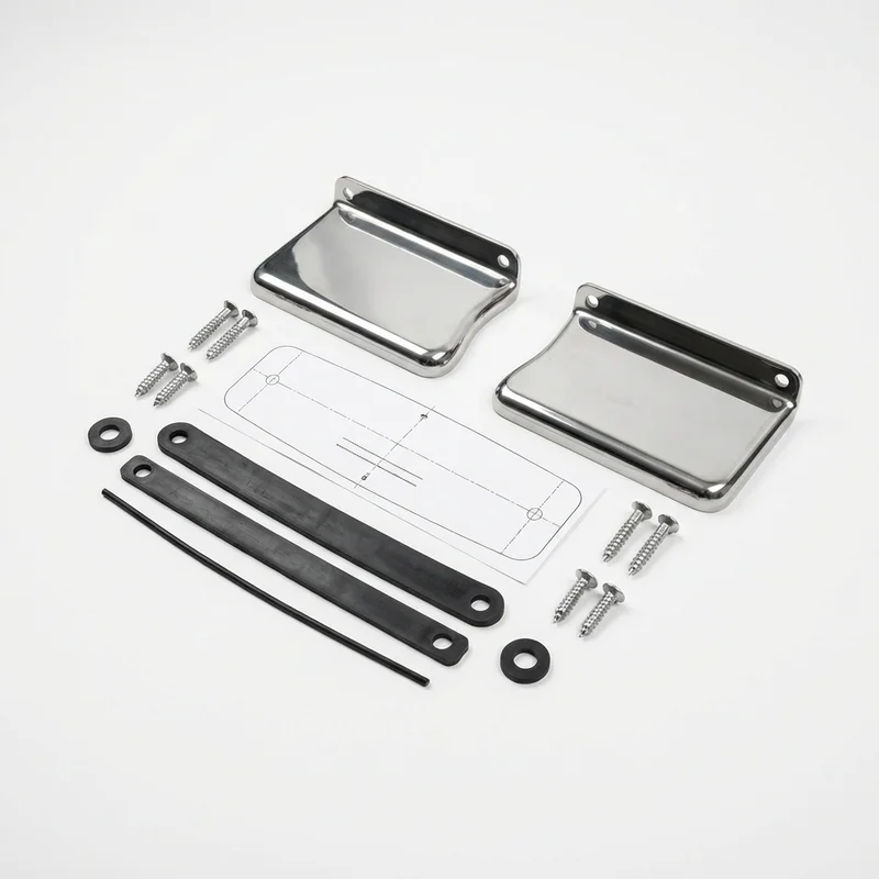 Stainless Steel Mounting Bracket Kit for International 5500i (2000 - 2014) - 1