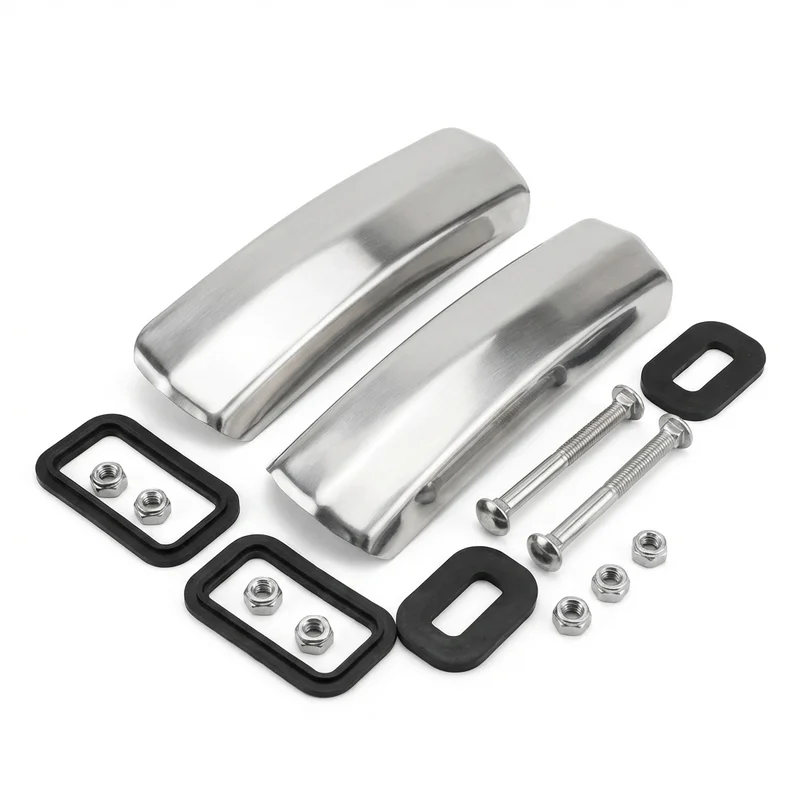 Stainless Steel Mounting Bracket Kit for International 7400 (2002 - 2020) - 1