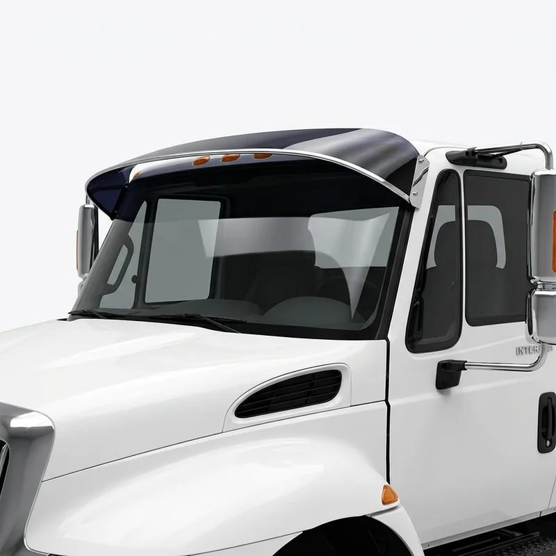 Tinted Acrylic Windscreen Sunvisor for International 7700 (2005 - 2007) - 1