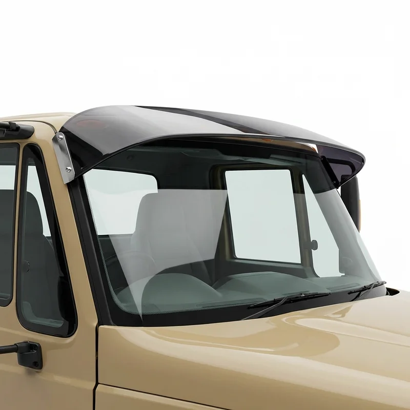 Tinted Acrylic Windscreen Sunvisor for International 8600 TranStar (2008 - 2018) - 1