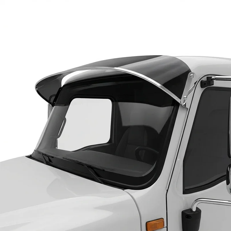 Tinted Acrylic Windscreen Sunvisor for International 9200 SBA (1994 - 2000) - 1