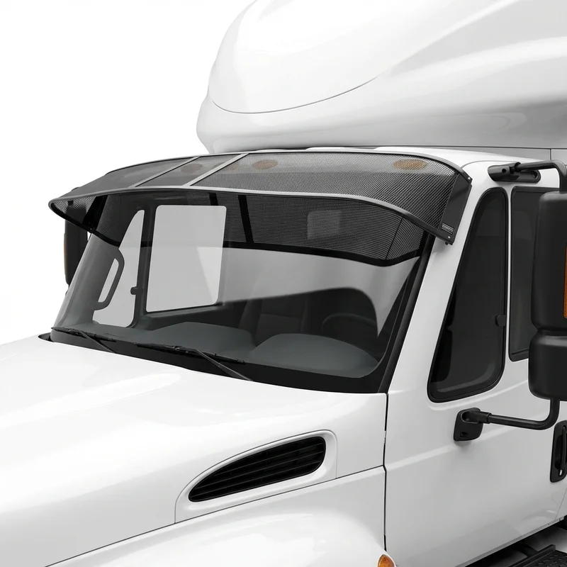 Premium Mesh Windscreen Sunvisor for International 9900ix SFA (2001 - 2003) - 1