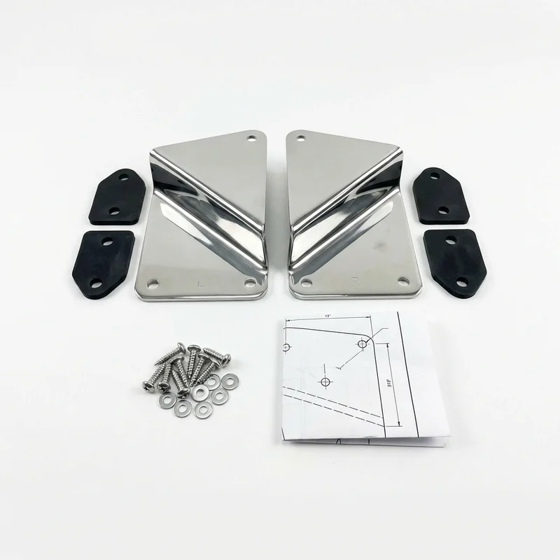 Stainless Steel Mounting Bracket Kit for International F2276 S (1989 - 1989) - 1