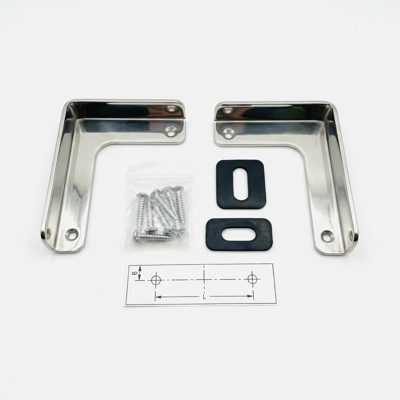 Stainless Steel Mounting Bracket Kit for International F2375 S (1989 - 1989) - 1