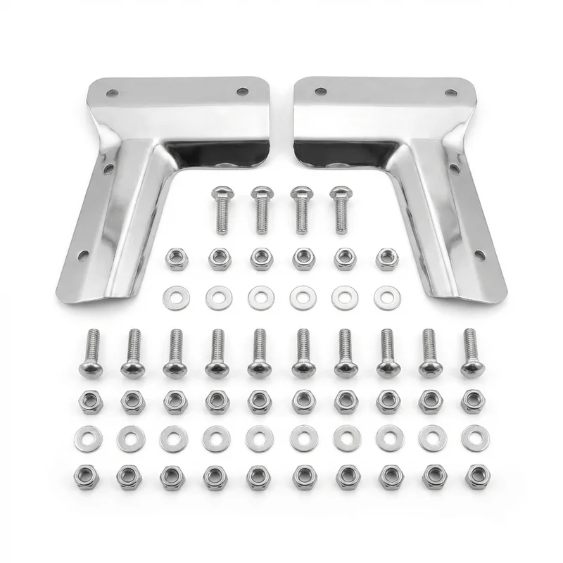 Stainless Steel Mounting Bracket Kit for International F5070 (1994 - 2001) - 1