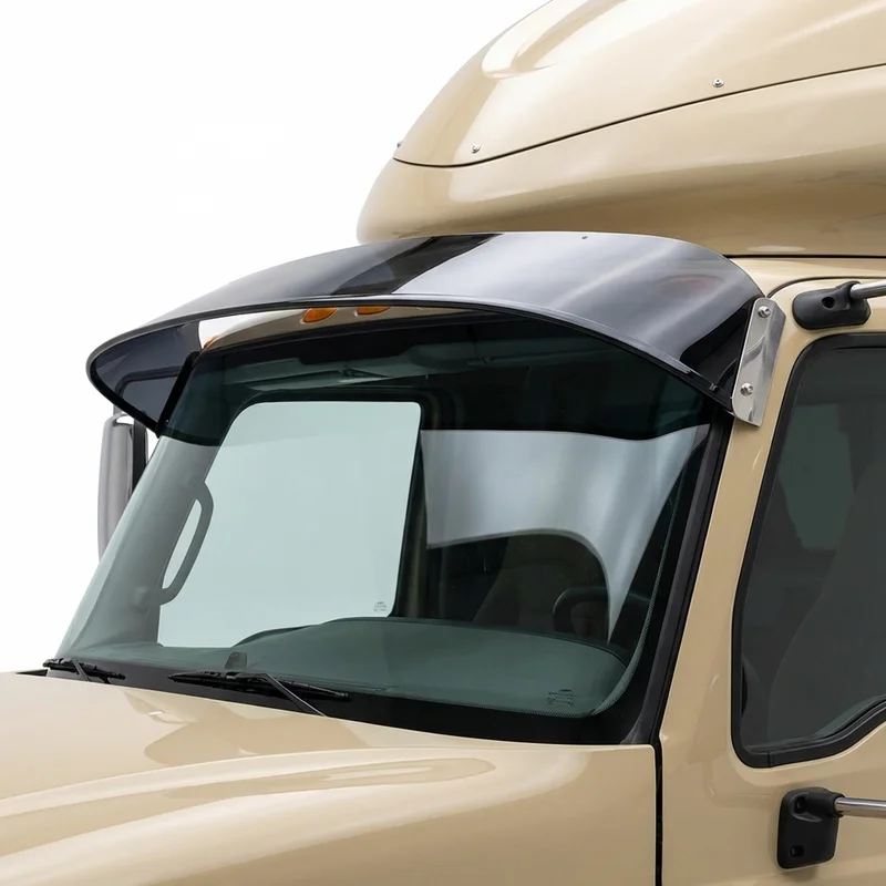 Tinted Acrylic Windscreen Sunvisor for International HX520 (2018 - 2022) - 1