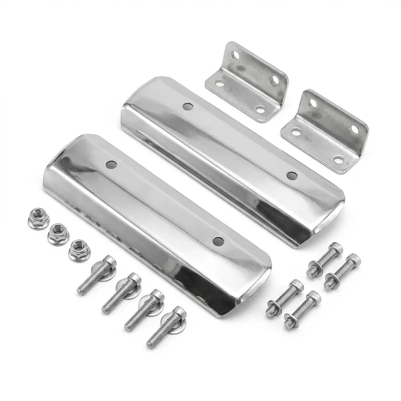 Stainless Steel Mounting Bracket Kit for International S1753 (1989 - 1989) - 1
