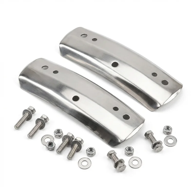 Stainless Steel Mounting Bracket Kit for International Travelall (1975 - 1975) - 1