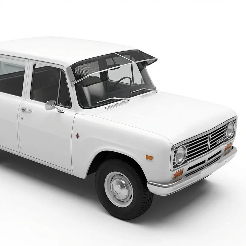 Premium Mesh Windscreen Sunvisor for International Travelall (1975 - 1975) - 1