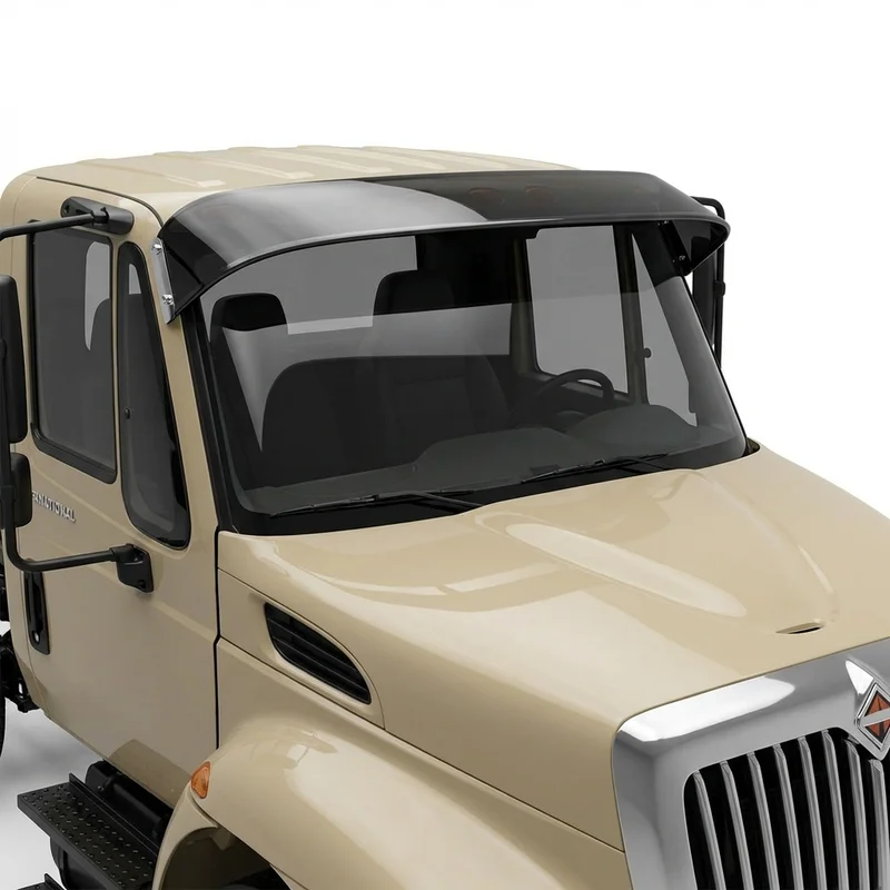 Tinted Acrylic Windscreen Sunvisor for International WorkStar 7700 (2008 - 2012) - 1