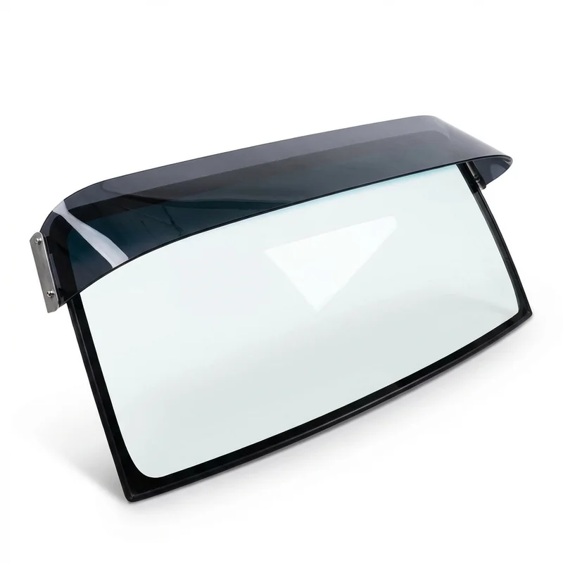 Tinted Acrylic Windscreen Sunvisor for Isuzu NPR-HD (1999 - 2021) - 1