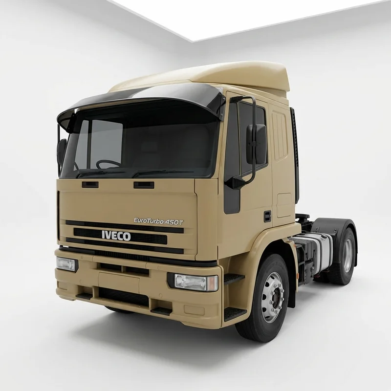 Tinted Acrylic Windscreen Sunvisor for Iveco EuroTurbo 450T (1987 - 1990) - 1