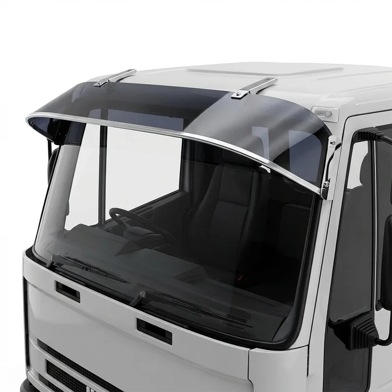 Tinted Acrylic Windscreen Sunvisor for Iveco Z340T (1980 - 1986) - 1