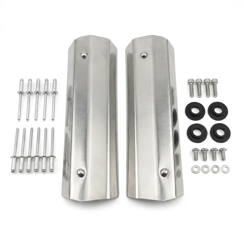 Stainless Steel Mounting Bracket Kit for Jaguar Super V8 (2005 - 2009) - 1