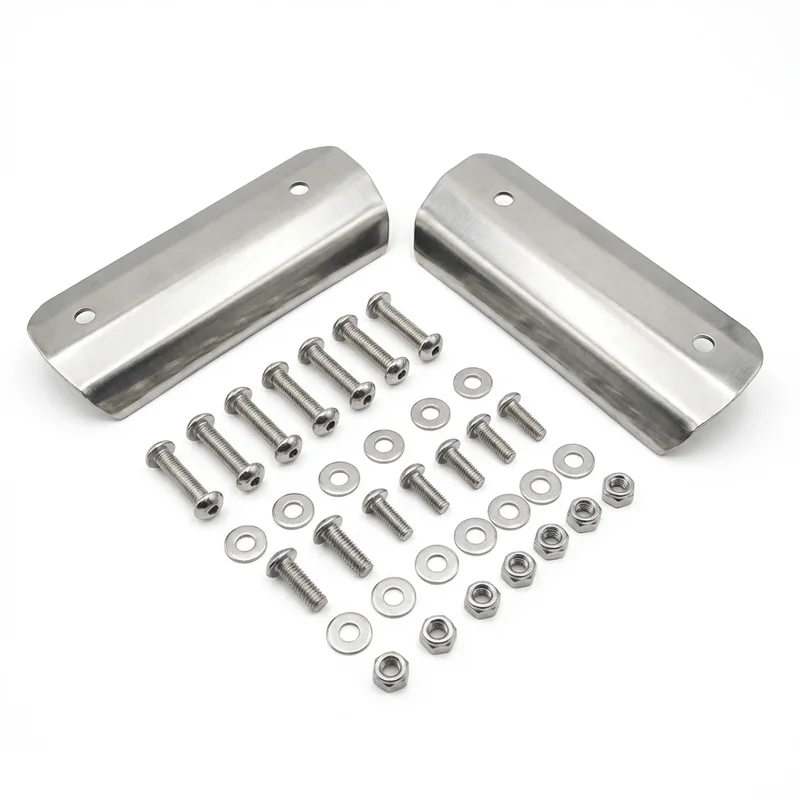 Stainless Steel Mounting Bracket Kit for Jeep CJ5 (1969 - 1983) - 1