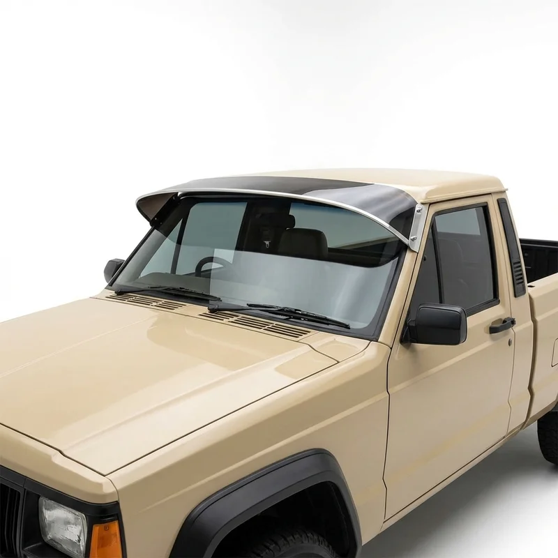 Tinted Acrylic Windscreen Sunvisor for Jeep Comanche (1986 - 1992) - 1