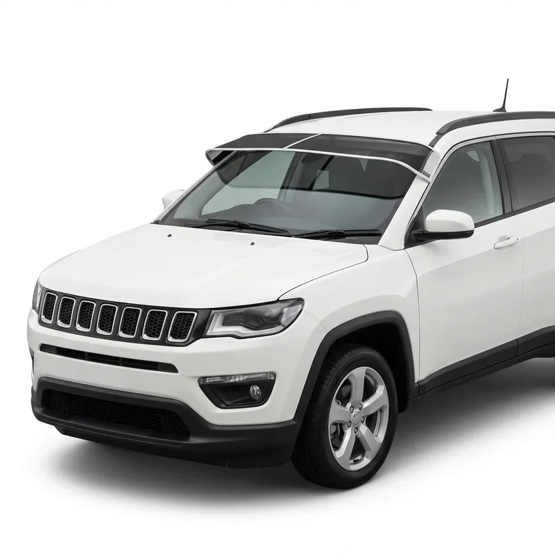 Premium Mesh Windscreen Sunvisor for Jeep Compass (2007 - 2025) - 1