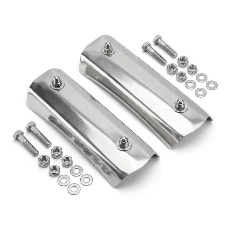 Stainless Steel Mounting Bracket Kit for Jeep J-2500 (1970 - 1973) - 1