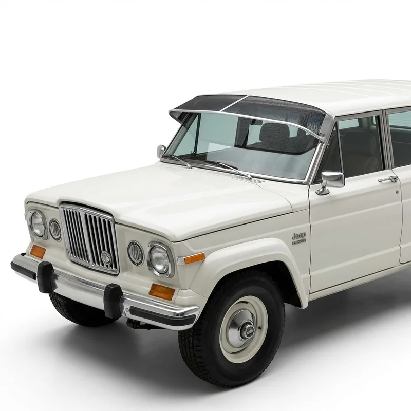 Premium Mesh Windscreen Sunvisor for Jeep J-2500 (1970 - 1973) - 1