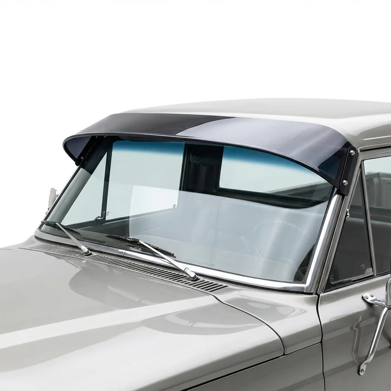 Tinted Acrylic Windscreen Sunvisor for Jeep J-2500 (1970 - 1973) - 1