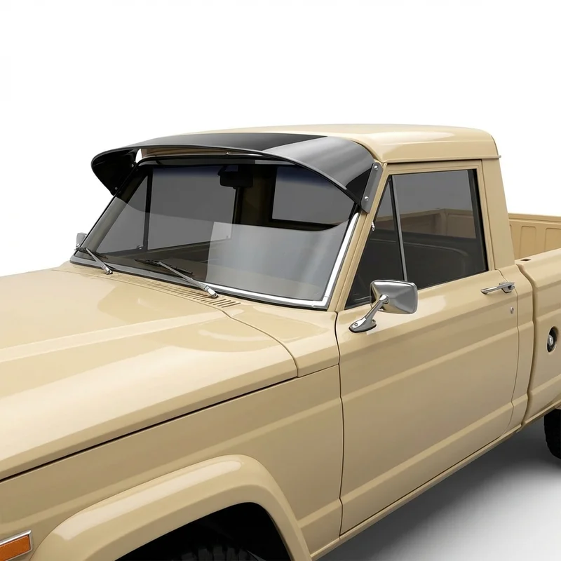 Tinted Acrylic Windscreen Sunvisor for Jeep J10 (1974 - 1988) - 1