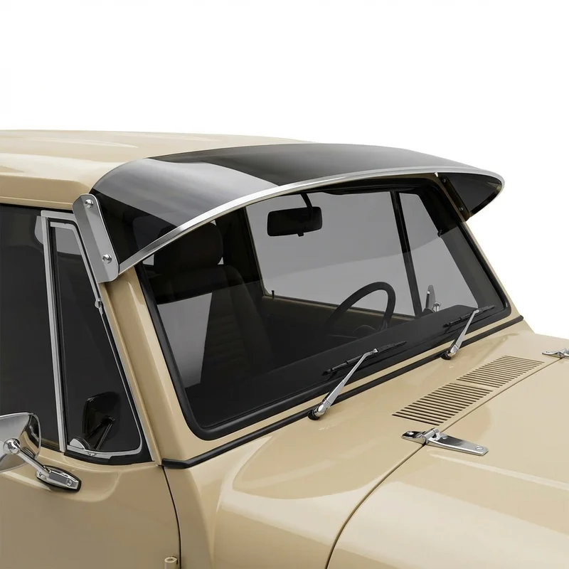 Tinted Acrylic Windscreen Sunvisor for Jeep Jeepster (1970 - 1971) - 1