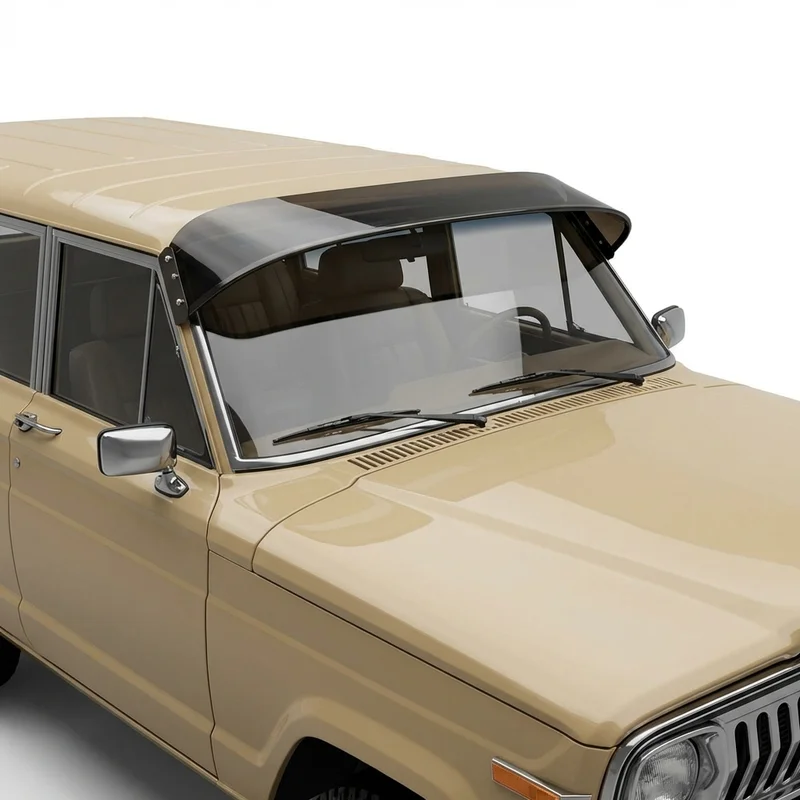 Tinted Acrylic Windscreen Sunvisor for Jeep Wagoneer (1970 - 2025) - 1