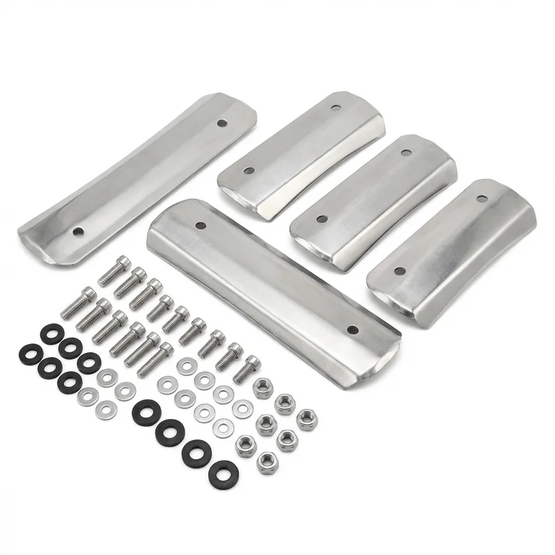 Stainless Steel Mounting Bracket Kit for Jeep Wrangler (1987 - 2025) - 1