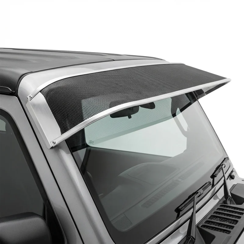 Premium Mesh Windscreen Sunvisor for Jeep Wrangler (1987 - 2025) - 1