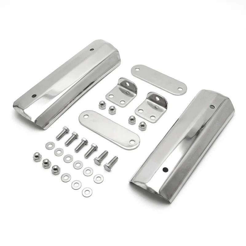 Stainless Steel Mounting Bracket Kit for Kenworth K150 (1990 - 1994) - 1