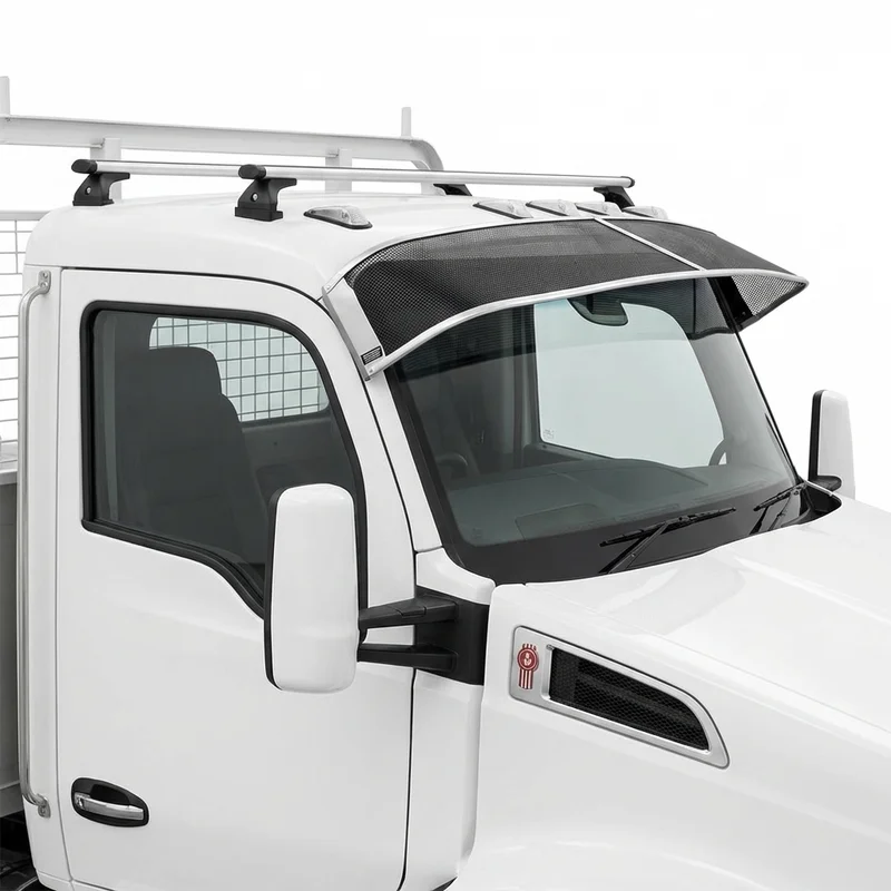 Premium Mesh Windscreen Sunvisor for Kenworth KW45 (2019 - 2020) - 1