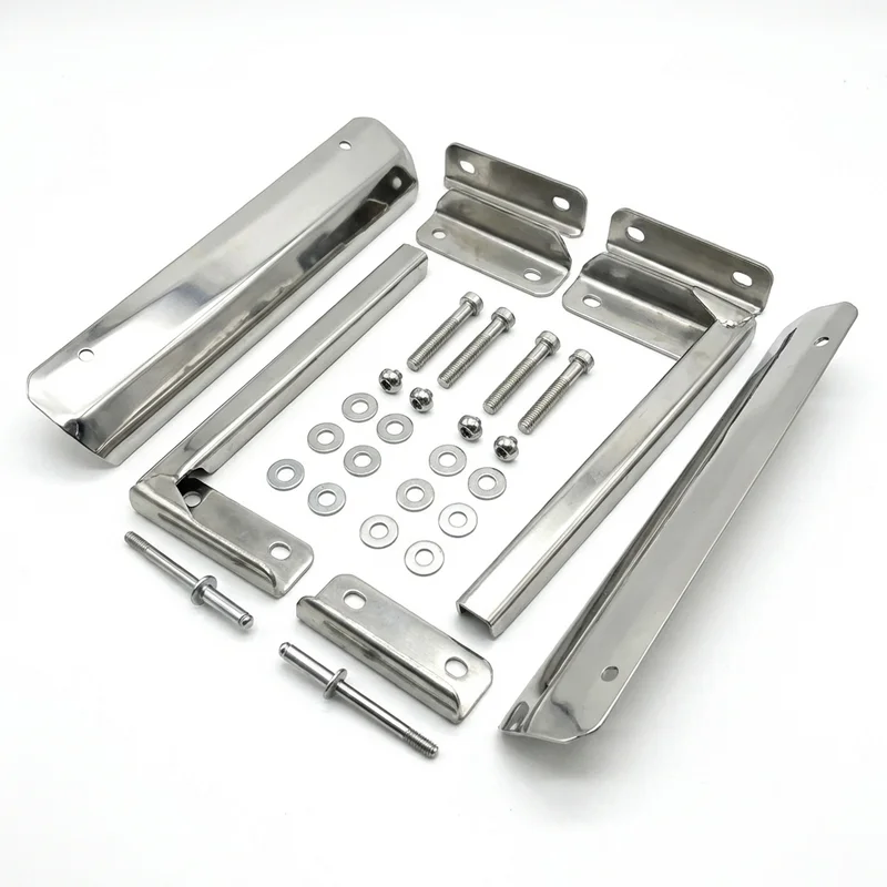 Stainless Steel Mounting Bracket Kit for Kenworth T2000 (1997 - 2011) - 1