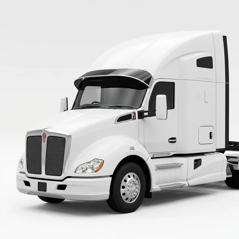 Tinted Acrylic Windscreen Sunvisor for Kenworth T700 (2011 - 2015) - 1