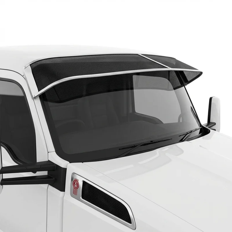 Premium Mesh Windscreen Sunvisor for Kenworth T880 (2014 - 2021) - 1