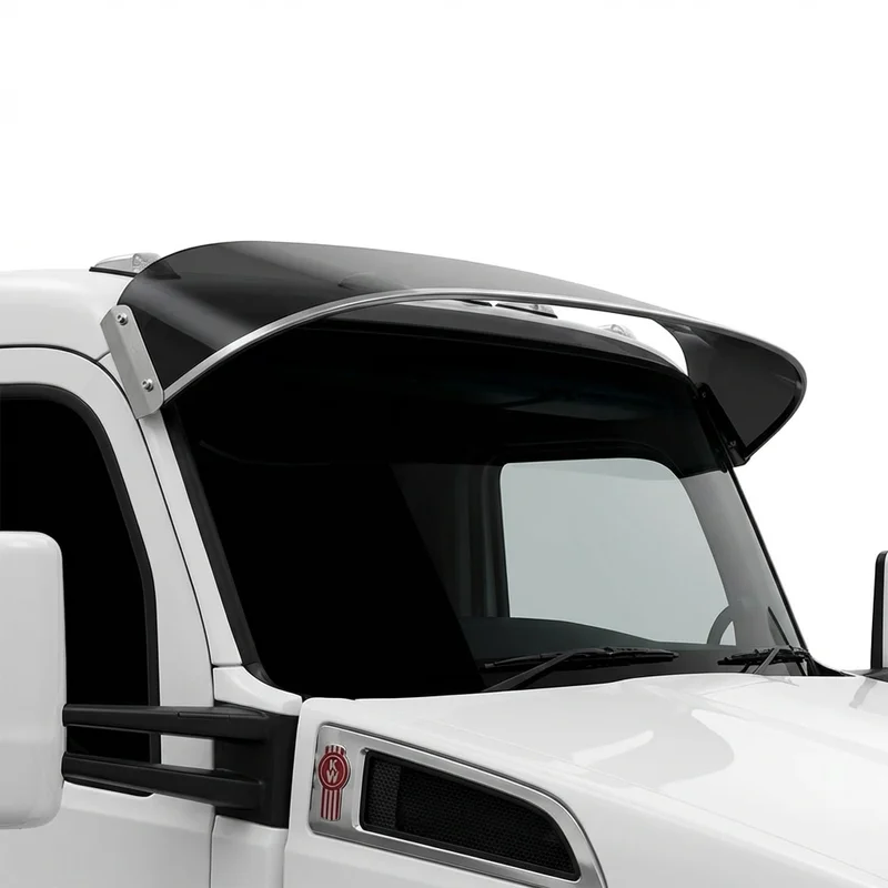Tinted Acrylic Windscreen Sunvisor for Kenworth T880 (2014 - 2021) - 1