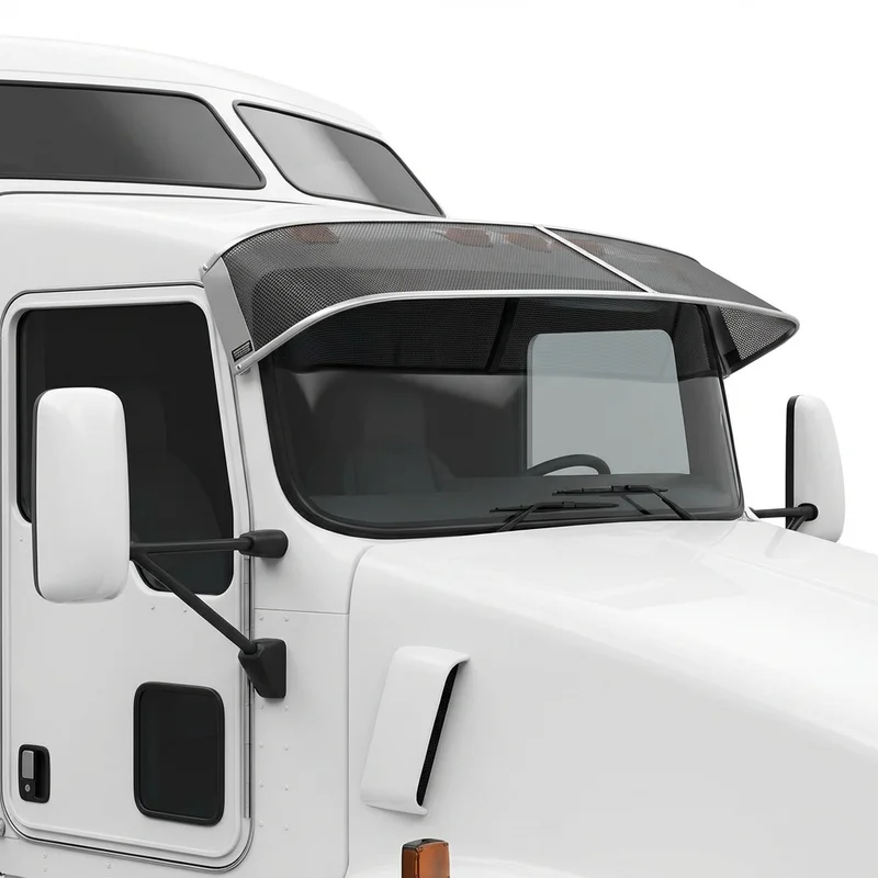 Premium Mesh Windscreen Sunvisor for Kenworth W900 (2007 - 2020) - 1