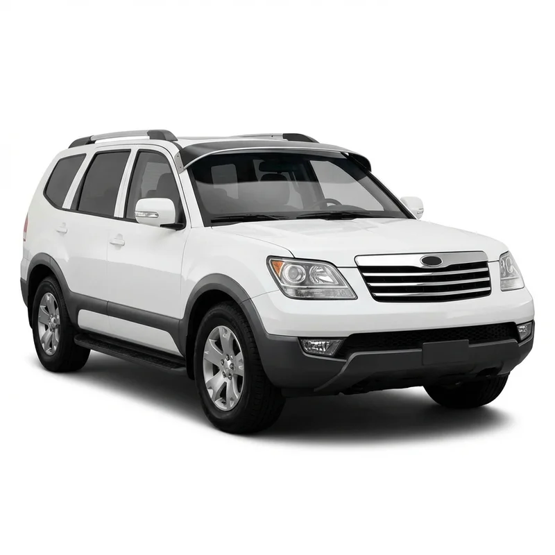 Tinted Acrylic Windscreen Sunvisor for Kia Borrego (2009 - 2011) - 1