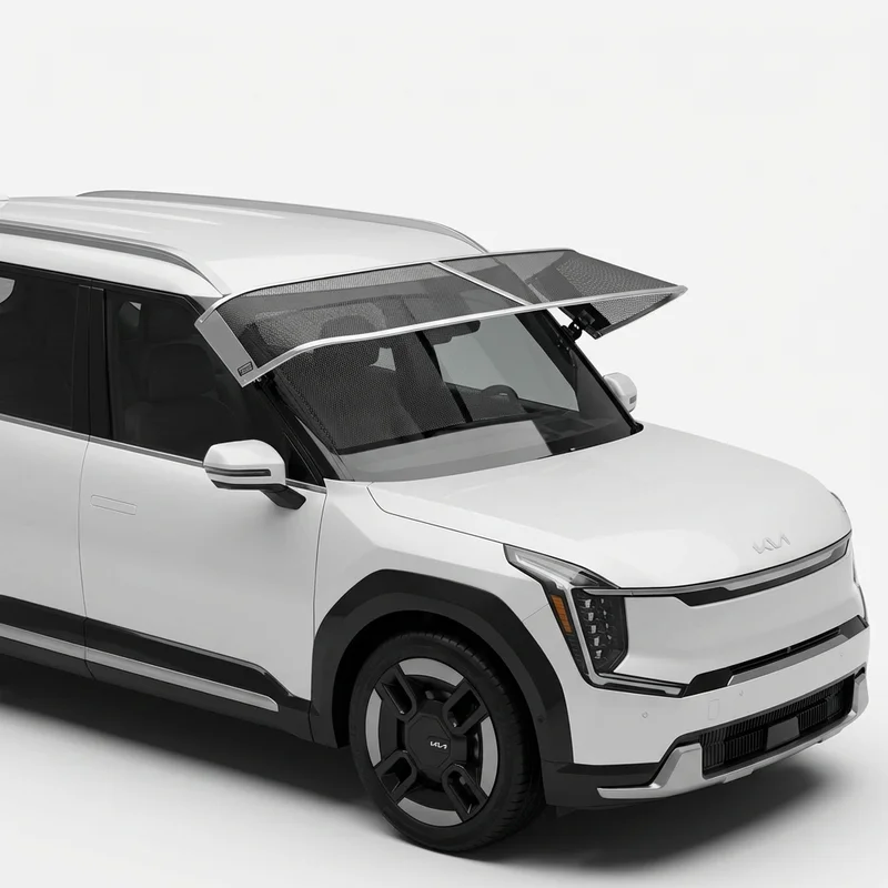 Premium Mesh Windscreen Sunvisor for Kia EV9 (2024 - 2025) - 1