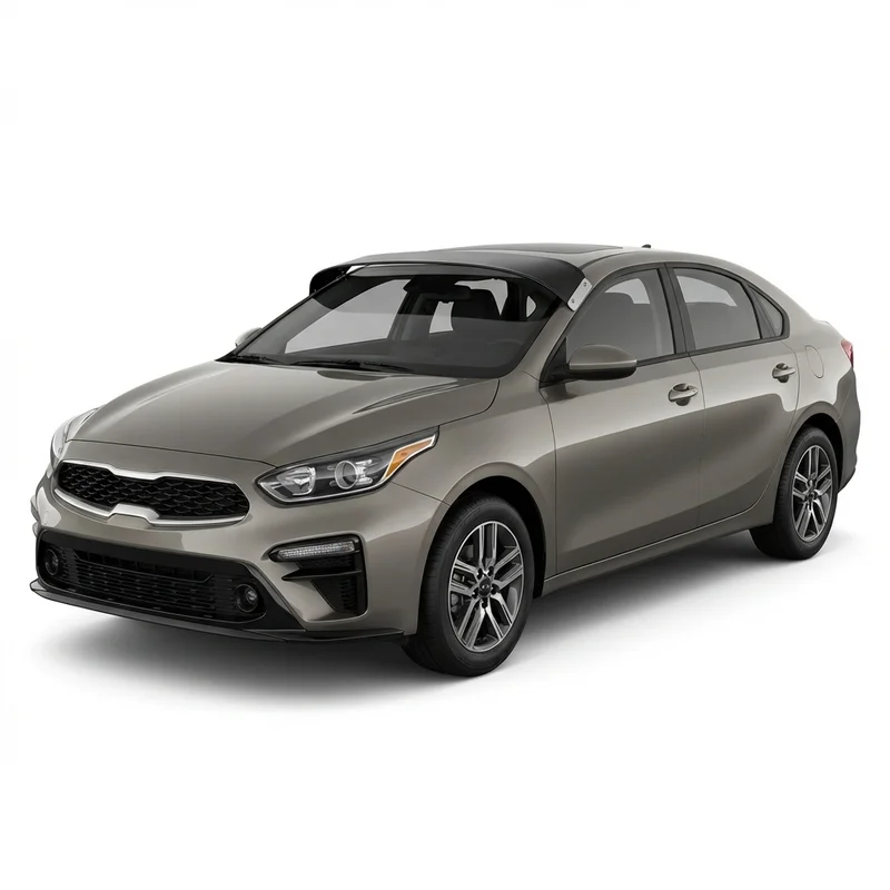 Tinted Acrylic Windscreen Sunvisor for Kia Forte (2010 - 2024) - 1