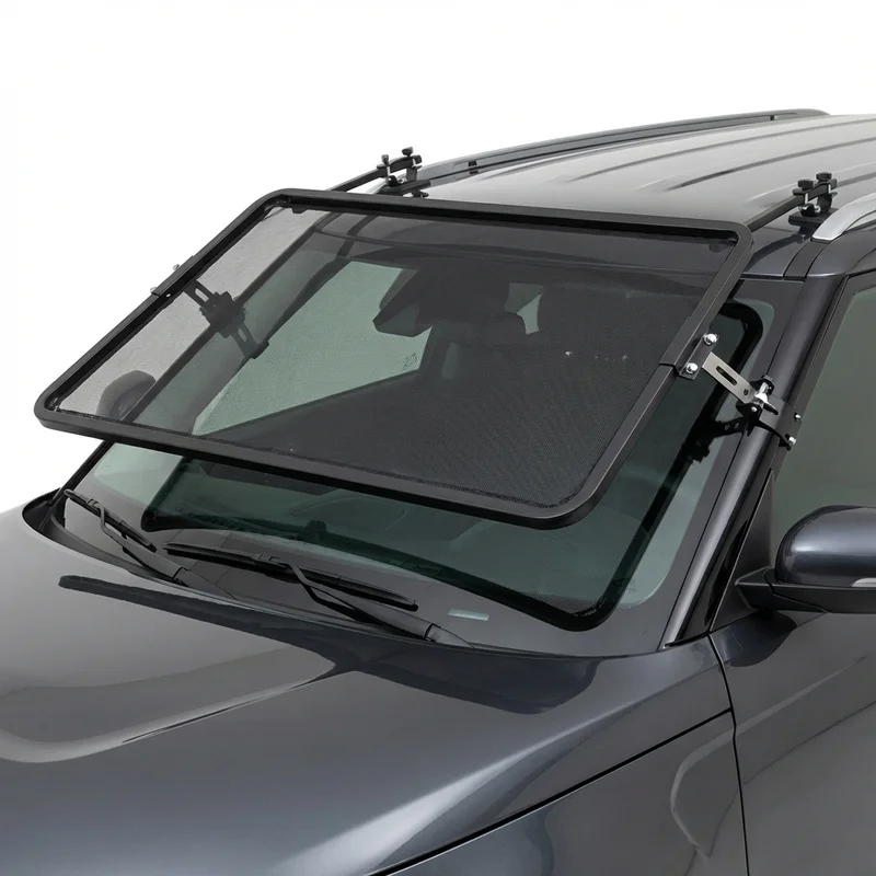 Premium Mesh Windscreen Sunvisor for Kia Soul (2010 - 2025) - 1